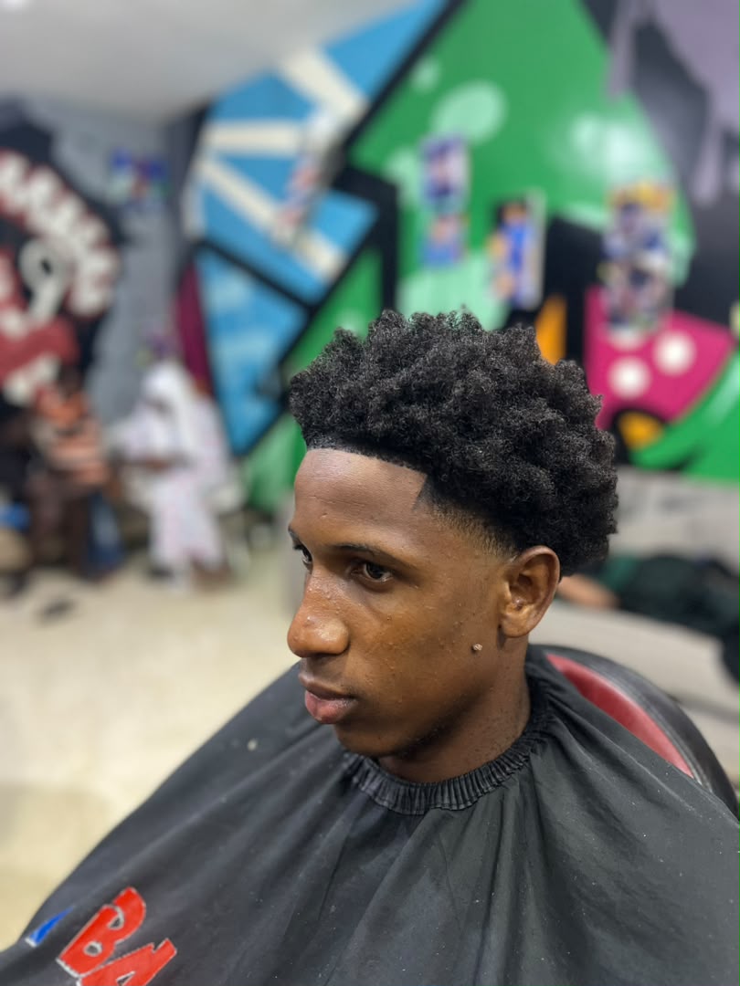 Low taper haircut